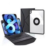 Z11B-A ペンスロット タッチパッド Bluetoothキーボード レザータブレットケース、iPad Pro 11 2021/2020/2018用、iPad Air 11 2025 / 2024 / Air 5 / Air 4用、iPad 10.2 2021/2020/2019用