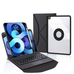 Z11B-A ペンスロット タッチパッド Bluetoothキーボード レザータブレットケース、iPad Pro 11 2021/2020/2018用、iPad Air 11 2025 / 2024 / Air 5 / Air 4用、iPad 10.2 2021/2020/2019用