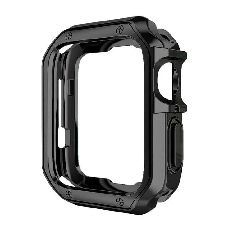 TPUフレームウォッチケース Apple Watchシリーズ9 / 8 / 7 41mm用, Apple Watchシリーズ9 / 8 / 7 45mm用, Apple Watchシリーズ6 & SE & 5 & 4 44mm用, Apple Watchシリーズ6 & SE & 5 & 4 40mm用, Apple Watchシリーズ3 & 2 & 1 42mm用