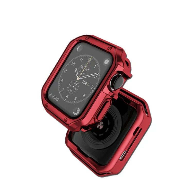 TPUフレームウォッチケース Apple Watchシリーズ9 / 8 / 7 41mm用, Apple Watchシリーズ9 / 8 / 7 45mm用, Apple Watchシリーズ6 & SE & 5 & 4 44mm用, Apple Watchシリーズ6 & SE & 5 & 4 40mm用, Apple Watchシリーズ3 & 2 & 1 42mm用