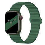 リバースバックルマグネットシリコンウォッチバンド Apple Watchシリーズ用, 7 45mm / 6&SE&5&4 44mm / 3&2&1 42mm, 7 41mm / 6&SE&5&4 40mm / 3&2&1 38mm