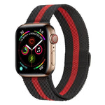 ミラネーゼステンレススチールウォッチバンド Apple Watchシリーズ用, 7 45mm / 6&SE&5&4 44mm / 3&2&1 42mm, 7 41mm / 6&SE&5&4 40mm / 3&2&1 38mm
