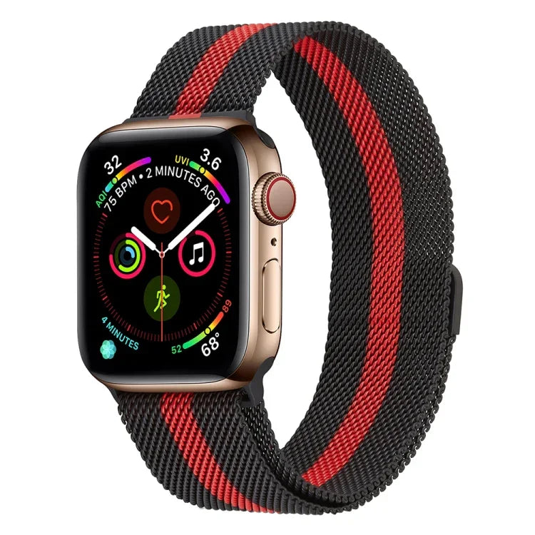 ミラネーゼステンレススチールウォッチバンド Apple Watchシリーズ用, 7 45mm / 6&SE&5&4 44mm / 3&2&1 42mm, 7 41mm / 6&SE&5&4 40mm / 3&2&1 38mm
