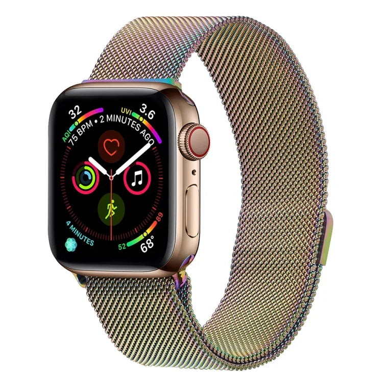 ミラネーゼステンレススチールウォッチバンド Apple Watchシリーズ用, 7 45mm / 6&SE&5&4 44mm / 3&2&1 42mm, 7 41mm / 6&SE&5&4 40mm / 3&2&1 38mm