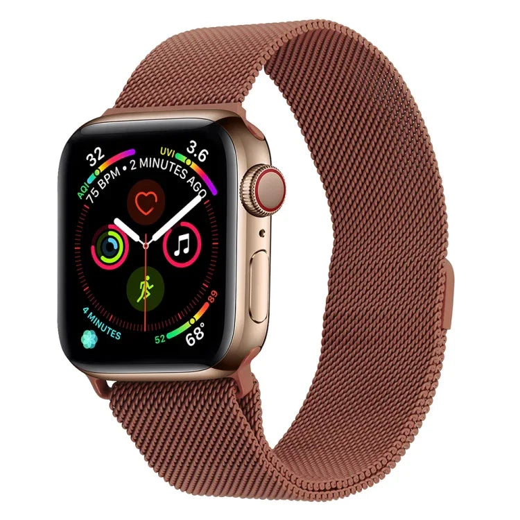 ミラネーゼステンレススチールウォッチバンド Apple Watchシリーズ用, 7 45mm / 6&SE&5&4 44mm / 3&2&1 42mm, 7 41mm / 6&SE&5&4 40mm / 3&2&1 38mm