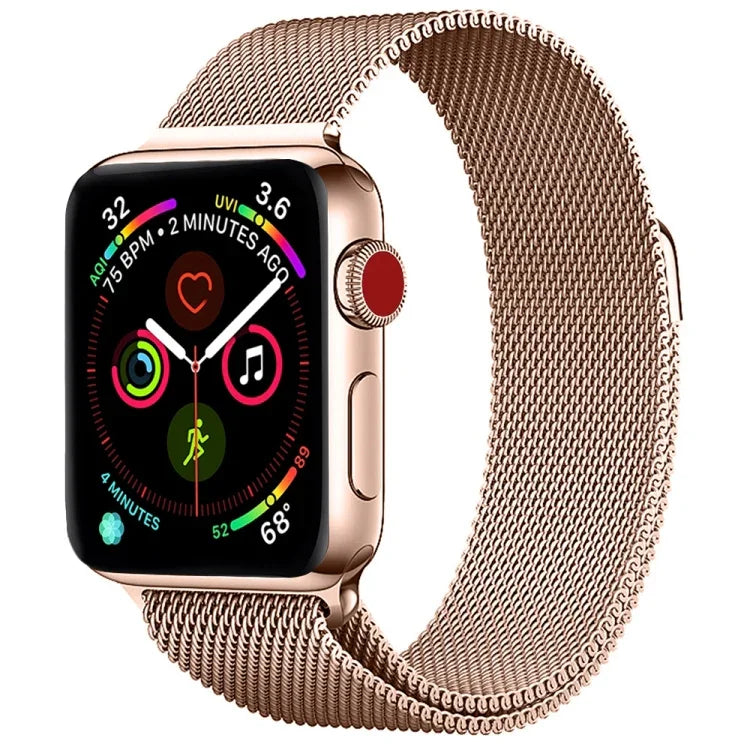 ミラネーゼステンレススチールウォッチバンド Apple Watchシリーズ用, 7 45mm / 6&SE&5&4 44mm / 3&2&1 42mm, 7 41mm / 6&SE&5&4 40mm / 3&2&1 38mm