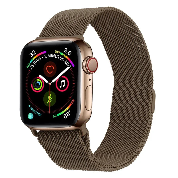 ミラネーゼステンレススチールウォッチバンド Apple Watchシリーズ用, 7 45mm / 6&SE&5&4 44mm / 3&2&1 42mm, 7 41mm / 6&SE&5&4 40mm / 3&2&1 38mm