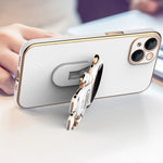 Plating Astronaut Holder Phone Case, For iPhone 12 Pro, For iPhone 12, For iPhone 12 mini, For iPhone 11 Pro Max, For iPhone 11 Pro