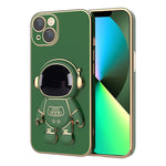 Plating Astronaut Holder Phone Case, For iPhone 12 Pro, For iPhone 12, For iPhone 12 mini, For iPhone 11 Pro Max, For iPhone 11 Pro
