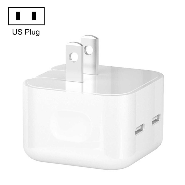 PD 50W デュアルUSB-C / Type-Cポート充電器、PD 50W EUプラグ、PD 50W USプラグ