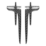 Car Carbon Fiber Body Random Decorative Stickers, Carbon Fiber Body