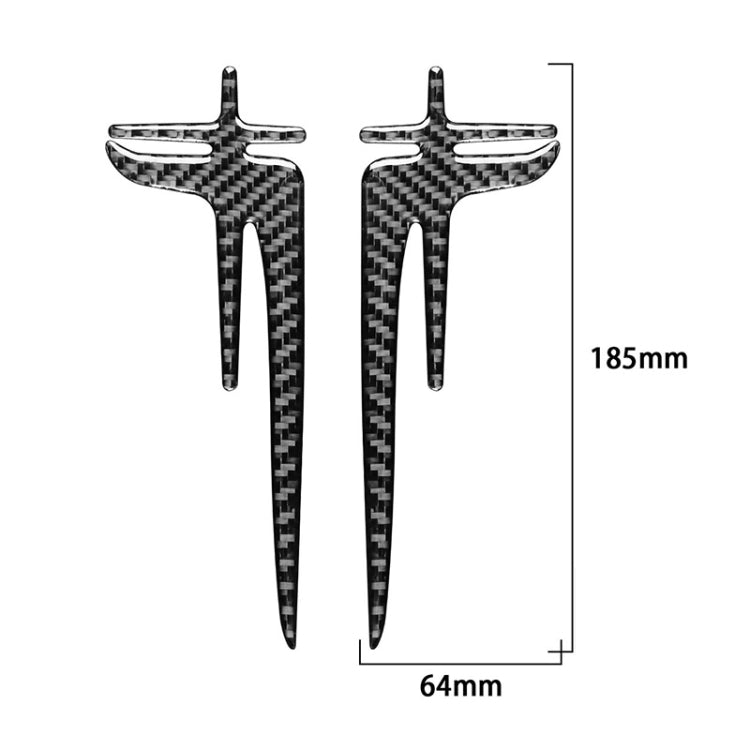Car Carbon Fiber Body Random Decorative Stickers, Carbon Fiber Body