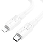 hoco X84 20W USB-C / Type-C から 8ピン ソリッド PD 充電データケーブル、長さ：1m