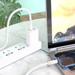 hoco X84 20W USB-C / Type-C から 8ピン ソリッド PD 充電データケーブル、長さ：1m