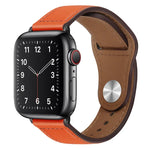 Apple Watchシリーズ用PUレザーブラックバックルウォッチバンド, 7 45mm / 6&SE&5&4 44mm / 3&2&1 42mm, 7 41mm / 6&SE&5&4 40mm / 3&2&1 38mm