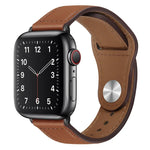 Apple Watchシリーズ用PUレザーブラックバックルウォッチバンド, 7 45mm / 6&SE&5&4 44mm / 3&2&1 42mm, 7 41mm / 6&SE&5&4 40mm / 3&2&1 38mm