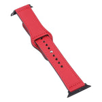 Apple Watchシリーズ用PUレザーブラックバックルウォッチバンド, 7 45mm / 6&SE&5&4 44mm / 3&2&1 42mm, 7 41mm / 6&SE&5&4 40mm / 3&2&1 38mm
