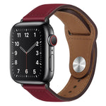 Apple Watchシリーズ用PUレザーブラックバックルウォッチバンド, 7 45mm / 6&SE&5&4 44mm / 3&2&1 42mm, 7 41mm / 6&SE&5&4 40mm / 3&2&1 38mm