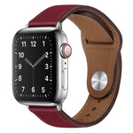 Apple Watchシリーズ用PUレザーシルバーバックルウォッチバンド, 7 45mm / 6&SE&5&4 44mm / 3&2&1 42mm, 7 41mm / 6&SE&5&4 40mm / 3&2&1 38mm