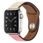 Apple Watchシリーズ用PUレザーシルバーバックルウォッチバンド, 7 45mm / 6&SE&5&4 44mm / 3&2&1 42mm, 7 41mm / 6&SE&5&4 40mm / 3&2&1 38mm