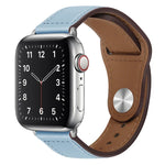 Apple Watchシリーズ用PUレザーシルバーバックルウォッチバンド, 7 45mm / 6&SE&5&4 44mm / 3&2&1 42mm, 7 41mm / 6&SE&5&4 40mm / 3&2&1 38mm