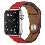Apple Watchシリーズ用PUレザーシルバーバックルウォッチバンド, 7 45mm / 6&SE&5&4 44mm / 3&2&1 42mm, 7 41mm / 6&SE&5&4 40mm / 3&2&1 38mm