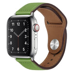 Apple Watchシリーズ用PUレザーシルバーバックルウォッチバンド, 7 45mm / 6&SE&5&4 44mm / 3&2&1 42mm, 7 41mm / 6&SE&5&4 40mm / 3&2&1 38mm