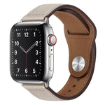 Apple Watchシリーズ用PUレザーシルバーバックルウォッチバンド, 7 45mm / 6&SE&5&4 44mm / 3&2&1 42mm, 7 41mm / 6&SE&5&4 40mm / 3&2&1 38mm