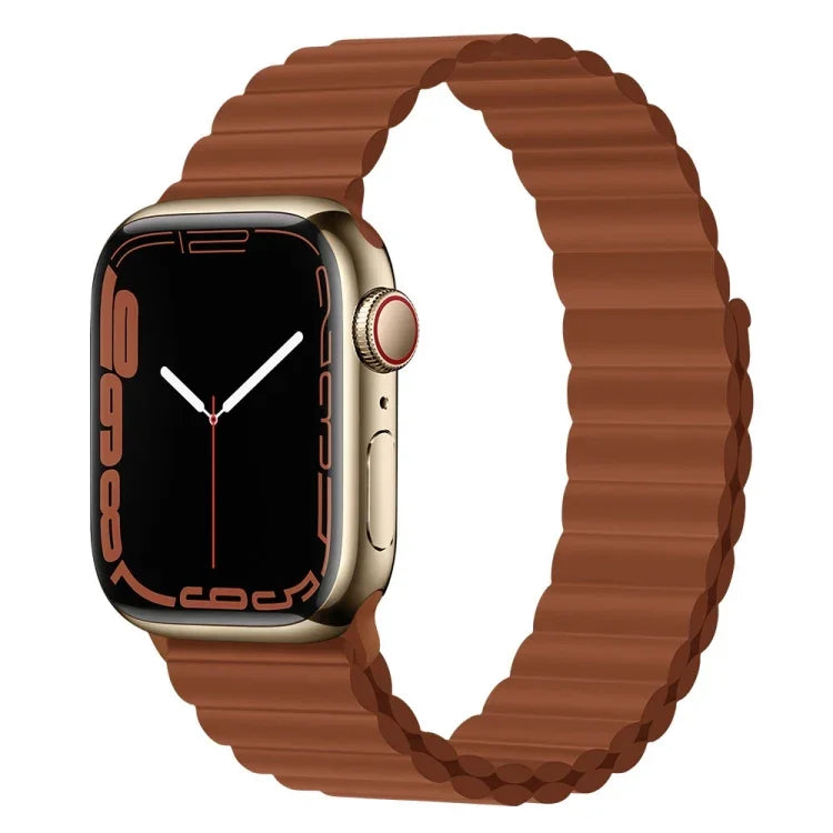 Apple Watchシリーズ用シリコンマグネットウォッチバンド, 7 45mm / 6&SE&5&4 44mm / 3&2&1 42mm, 7 41mm / 6&SE&5&4 40mm / 3&2&1 38mm