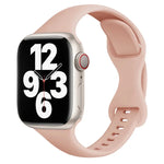 小さめウエストバタフライバックルウォッチバンド, Apple Watchシリーズ用, 7 45mm / 6&SE&5&4 44mm / 3&2&1 42mm, 7 41mm / 6&SE&5&4 40mm / 3&2&1 38mm