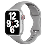 小さめウエストバタフライバックルウォッチバンド, Apple Watchシリーズ用, 7 45mm / 6&SE&5&4 44mm / 3&2&1 42mm, 7 41mm / 6&SE&5&4 40mm / 3&2&1 38mm
