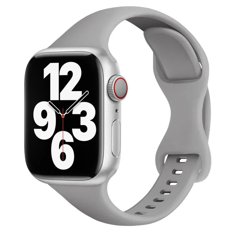 小さめウエストバタフライバックルウォッチバンド, Apple Watchシリーズ用, 7 45mm / 6&SE&5&4 44mm / 3&2&1 42mm, 7 41mm / 6&SE&5&4 40mm / 3&2&1 38mm
