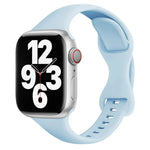 小さめウエストバタフライバックルウォッチバンド, Apple Watchシリーズ用, 7 45mm / 6&SE&5&4 44mm / 3&2&1 42mm, 7 41mm / 6&SE&5&4 40mm / 3&2&1 38mm