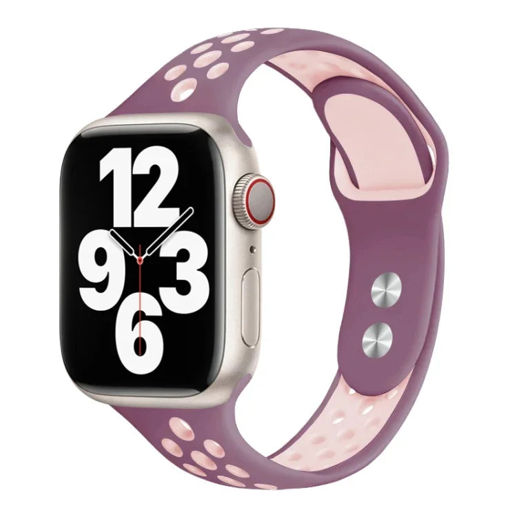 ダブルネイル小さめウエストウォッチバンド, Apple Watchシリーズ用, 7 45mm / 6&SE&5&4 44mm / 3&2&1 42mm, 7 41mm / 6&SE&5&4 40mm / 3&2&1 38mm