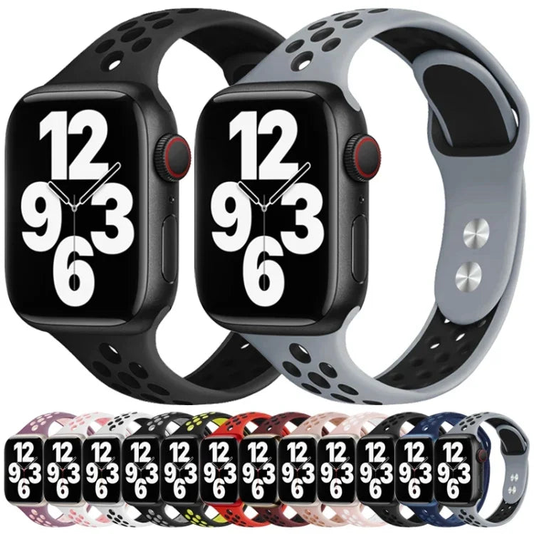 ダブルネイル小さめウエストウォッチバンド, Apple Watchシリーズ用, 7 45mm / 6&SE&5&4 44mm / 3&2&1 42mm, 7 41mm / 6&SE&5&4 40mm / 3&2&1 38mm