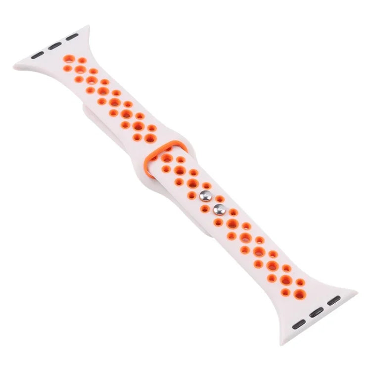 ダブルネイル小さめウエストウォッチバンド, Apple Watchシリーズ用, 7 45mm / 6&SE&5&4 44mm / 3&2&1 42mm, 7 41mm / 6&SE&5&4 40mm / 3&2&1 38mm