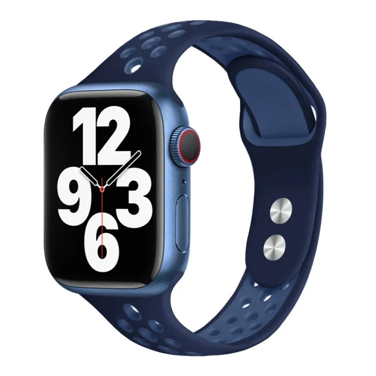 ダブルネイル小さめウエストウォッチバンド, Apple Watchシリーズ用, 7 45mm / 6&SE&5&4 44mm / 3&2&1 42mm, 7 41mm / 6&SE&5&4 40mm / 3&2&1 38mm