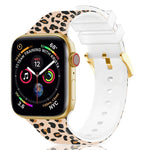 スクエアバックルカラープリントウォッチバンド, Apple Watchシリーズ用, 7 45mm / 6&SE&5&4 44mm / 3&2&1 42mm, 7 41mm / 6&SE&5&4 40mm / 3&2&1 38mm