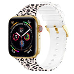 スクエアバックルカラープリントウォッチバンド, Apple Watchシリーズ用, 7 45mm / 6&SE&5&4 44mm / 3&2&1 42mm, 7 41mm / 6&SE&5&4 40mm / 3&2&1 38mm