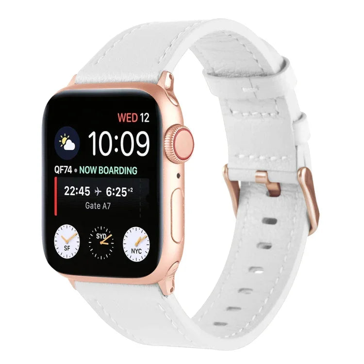 Apple Watchシリーズ用ユニバーサル本革ウォッチバンド, 7 45mm / 6&SE&5&4 44mm / 3&2&1 42mm, 7 41mm / 6&SE&5&4 40mm / 3&2&1 38mm
