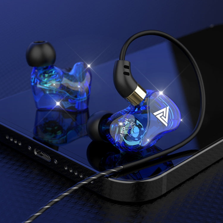 QKZ SK7 3.5mmスポーツインイヤー銅ドライバ有線HIFIステレオイヤホン マイク付き