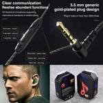 QKZ SK7 3.5mmスポーツインイヤー銅ドライバ有線HIFIステレオイヤホン マイク付き