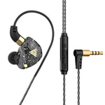 QKZ SK8 3.5mmスポーツインイヤーダイナミックHIFIモニターイヤホン マイク付き