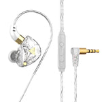 QKZ SK8 3.5mmスポーツインイヤーダイナミックHIFIモニターイヤホン マイク付き
