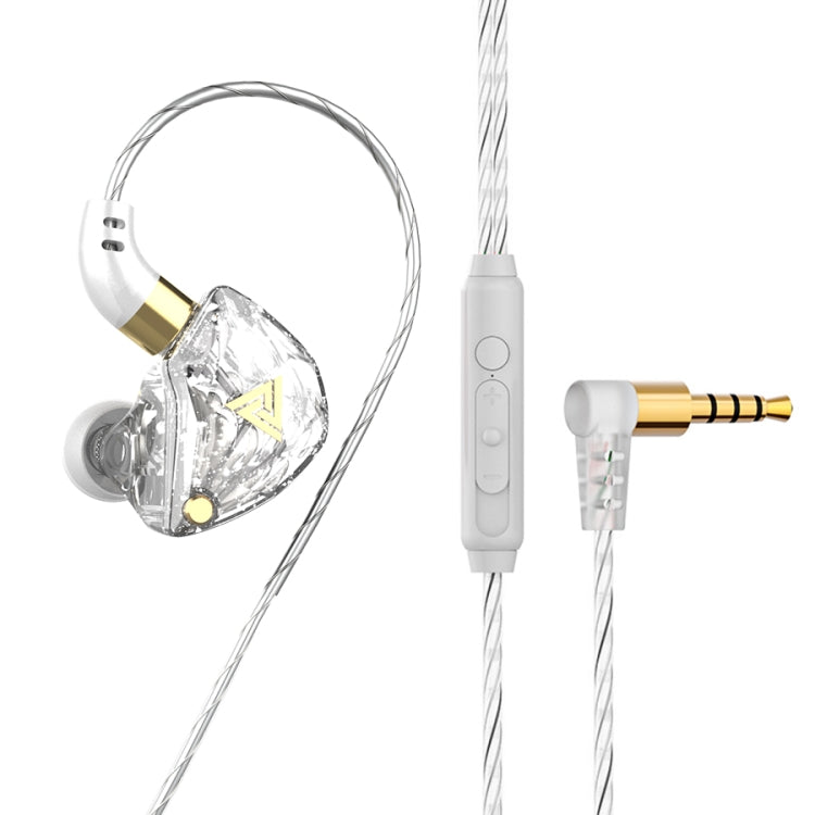 QKZ SK8 3.5mmスポーツインイヤーダイナミックHIFIモニターイヤホン マイク付き