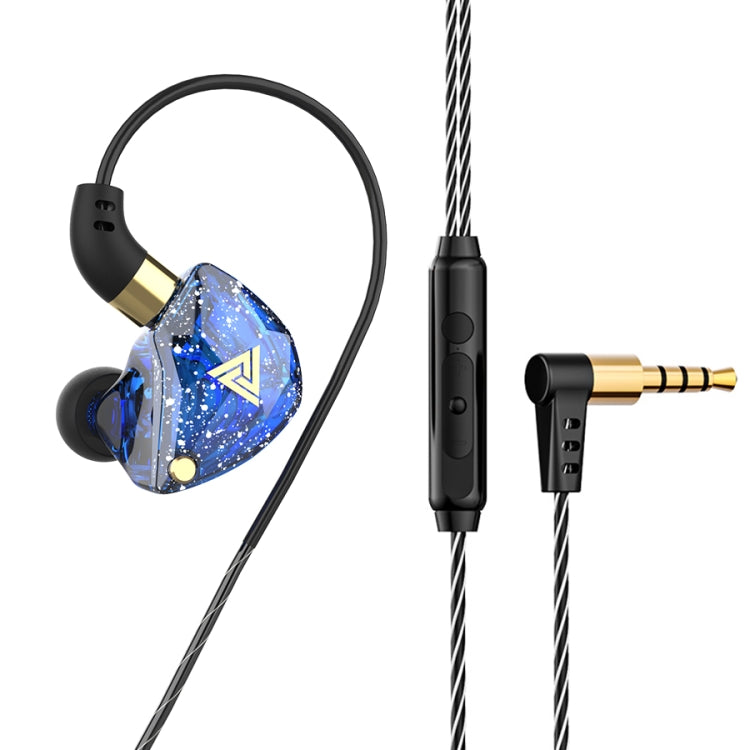 QKZ SK8 3.5mmスポーツインイヤーダイナミックHIFIモニターイヤホン マイク付き