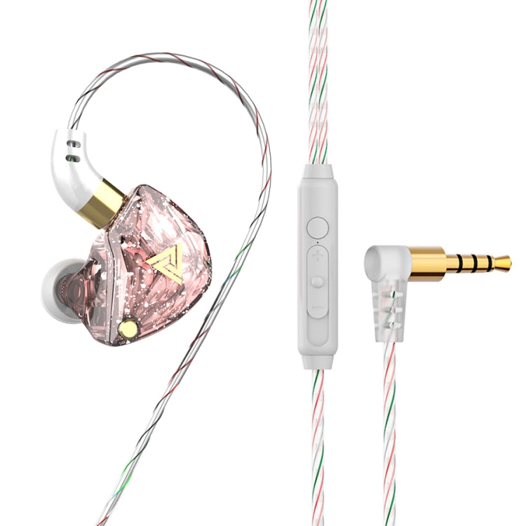 QKZ SK8 3.5mmスポーツインイヤーダイナミックHIFIモニターイヤホン マイク付き