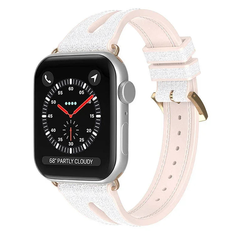 Apple Watchシリーズ用スリムグリッタ―ウォッチバンド, 7 45mm / 6&SE&5&4 44mm / 3&2&1 42mm, 7 41mm / 6&SE&5&4 40mm / 3&2&1 38mm