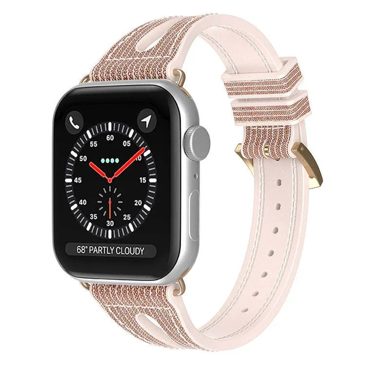 Apple Watchシリーズ用スリムグリッタ―ウォッチバンド, 7 45mm / 6&SE&5&4 44mm / 3&2&1 42mm, 7 41mm / 6&SE&5&4 40mm / 3&2&1 38mm