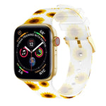 スクエアバックル透明ウォッチバンド, Apple Watchシリーズ用, 7 45mm / 6&SE&5&4 44mm / 3&2&1 42mm, 7 41mm / 6&SE&5&4 40mm / 3&2&1 38mm